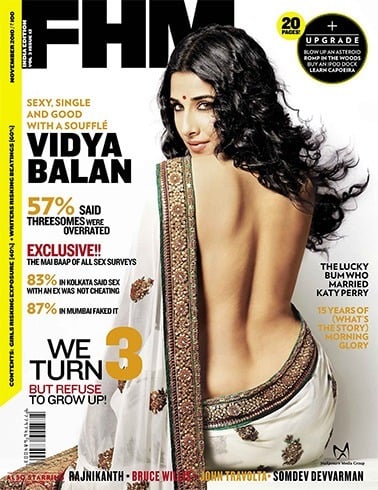 Vidya Balan on FHM