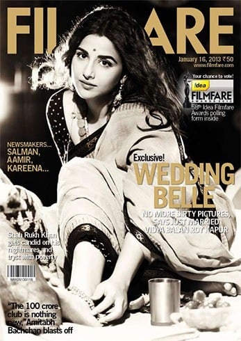 Vidya Balan on Flmfare magazine