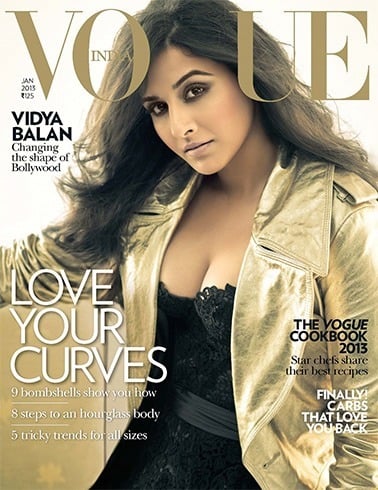 Vidya Balan on Vogue 2013