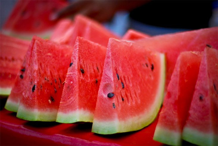 Watermelon slices