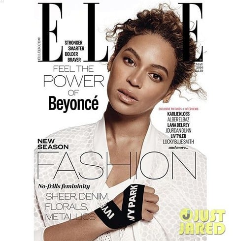 Beyonce on Elle magazine Cover
