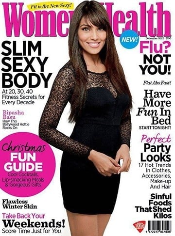 Bipasha Basu Womens Health magazine cover