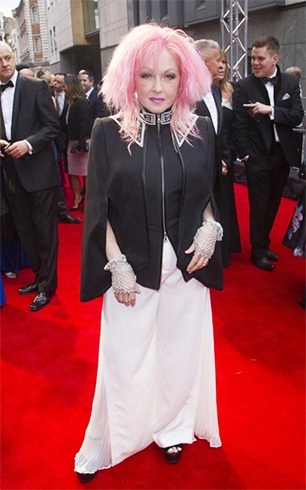 Cyndi Lauper at Olivier Awards