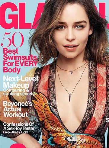 Emilia Clarke On Glamour