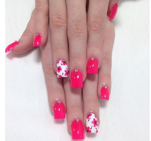 Flower Nail Art Design