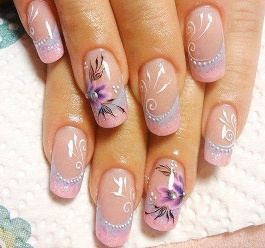 Flower Nail Art