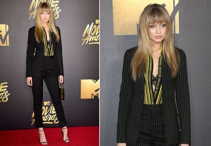 Gigi Hadid At MTV Movie Awards