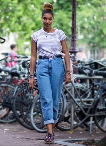 High Waist Peg Leg Jeans That Make You Look Old