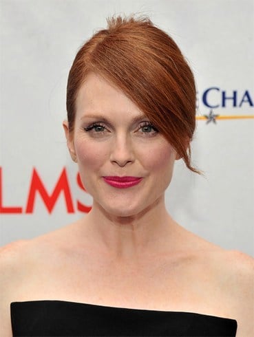 Julianne Moore French Twist Hairstyle