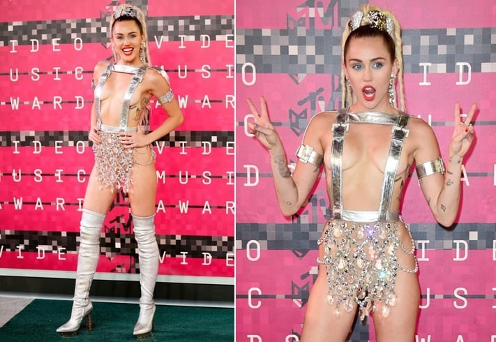 Miley Cyrus At MTV Video Music Awards