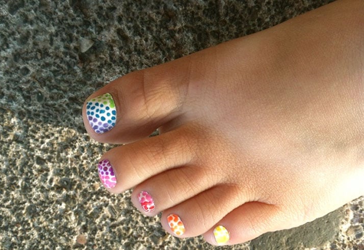  Multi colored Rainbow Dots