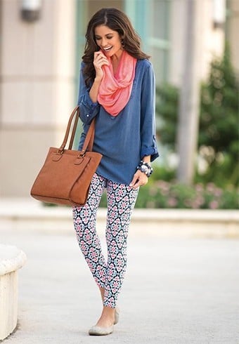 Patterned Leggings Fashion