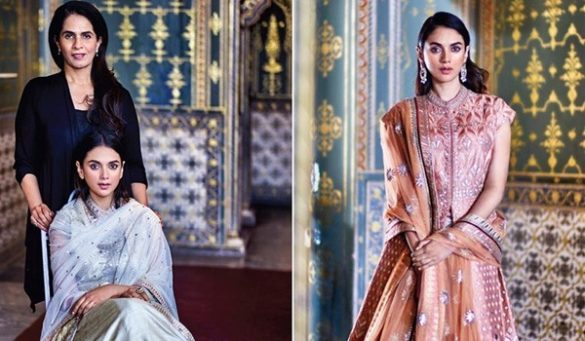 Aditi Rao Hydari In Anita Dongre On Hello Magazine