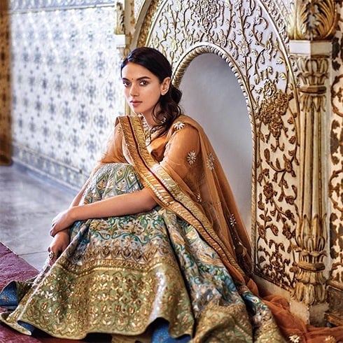 Aditi Rao In Anita Dongre Lehenga