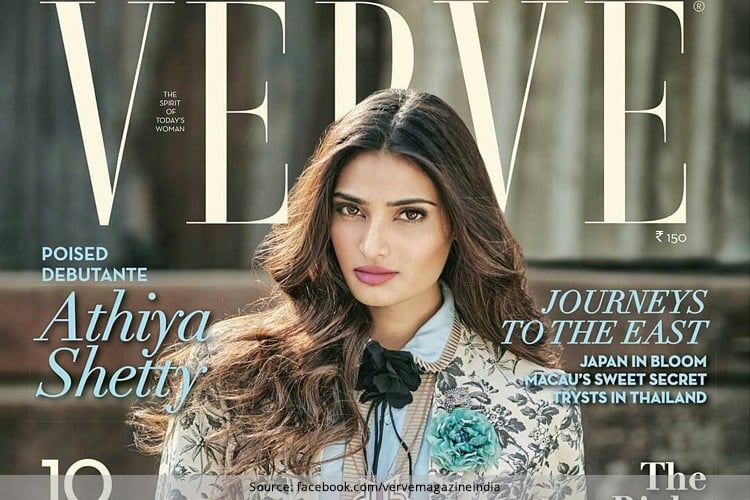 Athiya Shetty on Verve India Magazine April 2016