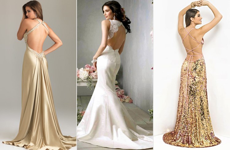 Backless gowns