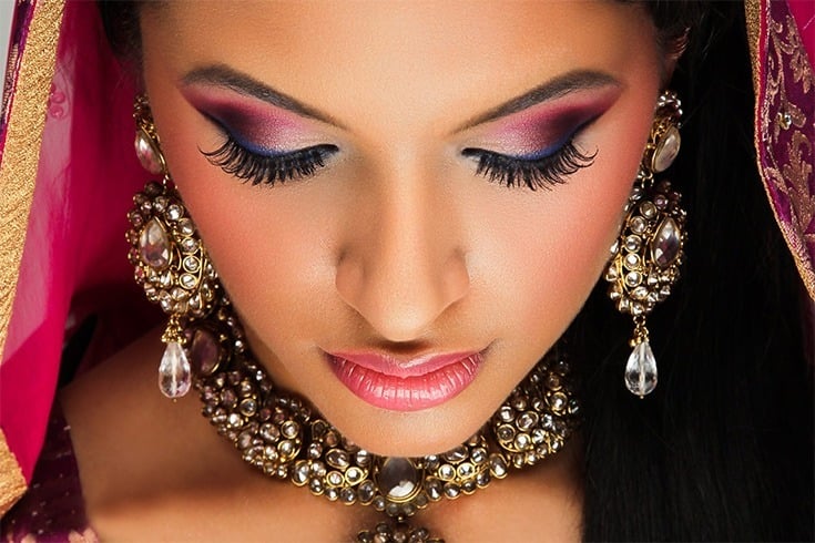 Bridal Eye Makeup in Summer Wedding