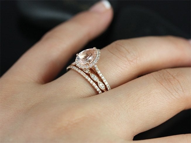 Bridesmaid ring for wedding