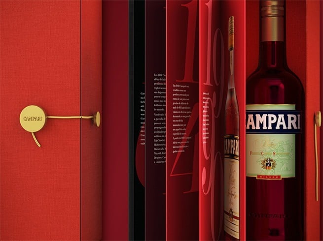 Campari Gift Box Graphic