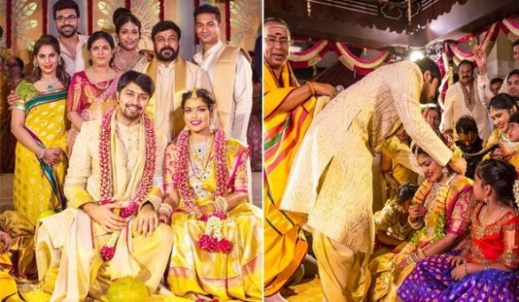 Mega Star Celebrates Srija Wedding