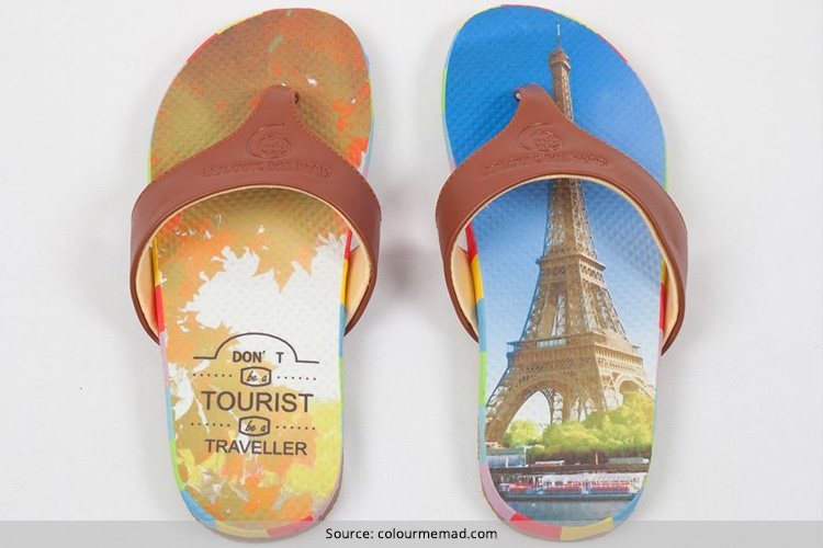 Colour Me Mad Flip Flops