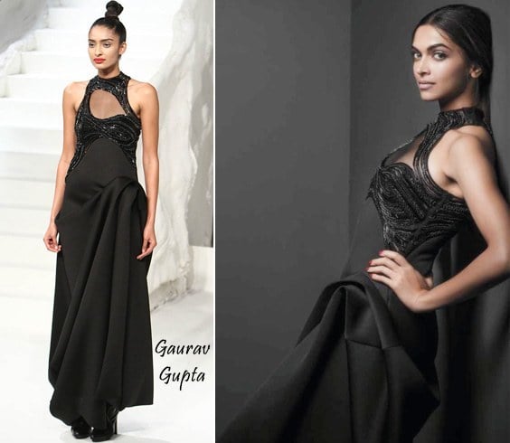 Deepika in Gaurav Gupta gown for Grazia