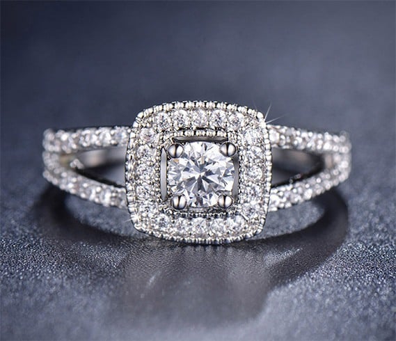 Diamond ring for bridesmaid