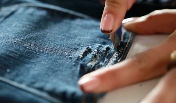 Distress Jeans Diy