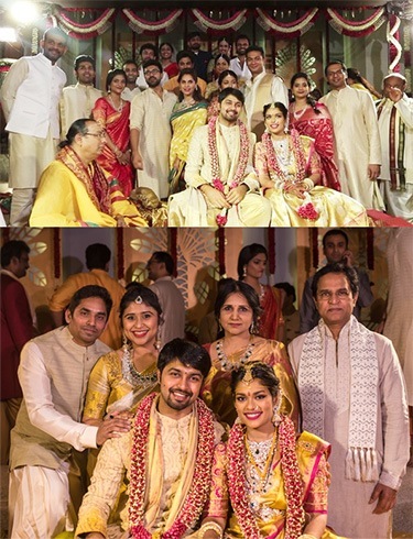 Family Photo at Srija Marriage