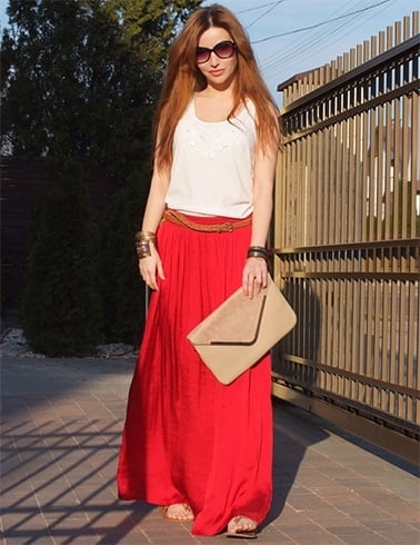 How To Wear Long Skirts And Look Super Chic