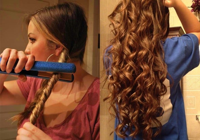 How To Crimp Hair At Home