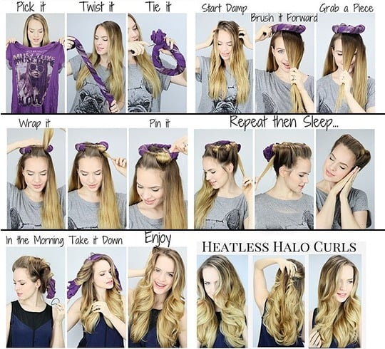 How to get beautiful noheat curls easily