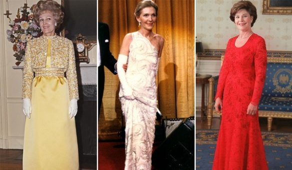 Inaugural Gowns Worn By The First Ladies