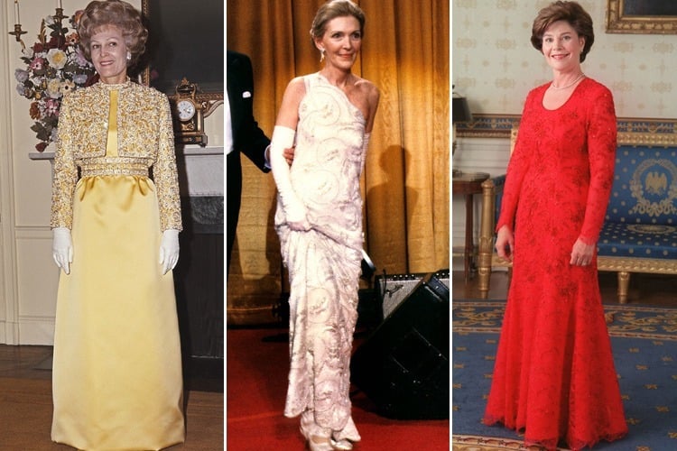 Inaugural Gowns Worn By The First Ladies