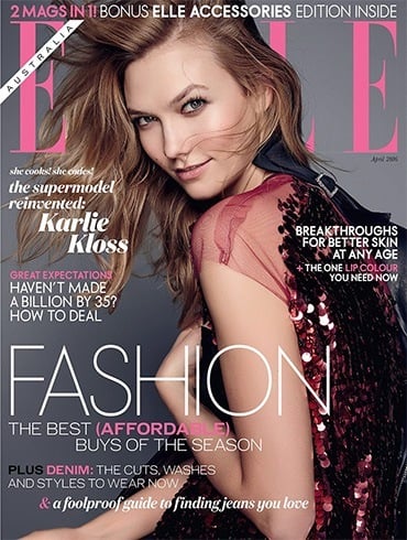 Karlie Kloss In Elle Australia