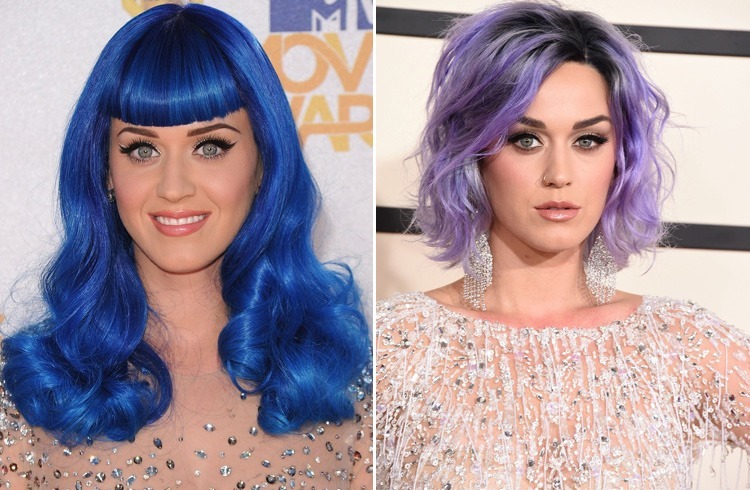 Katy Perry colorful wigs
