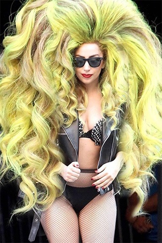 Lady Gaga Colorful Wig