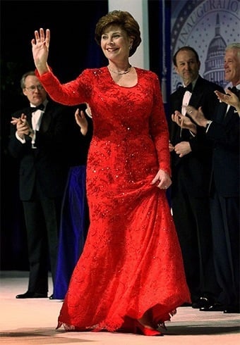 Laura Bush inaugural gown