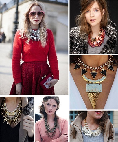 Layered necklaces