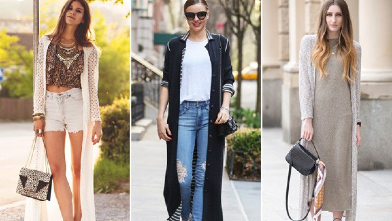 outfit with long cardigan