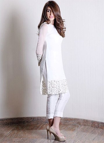 Long White Kurtas