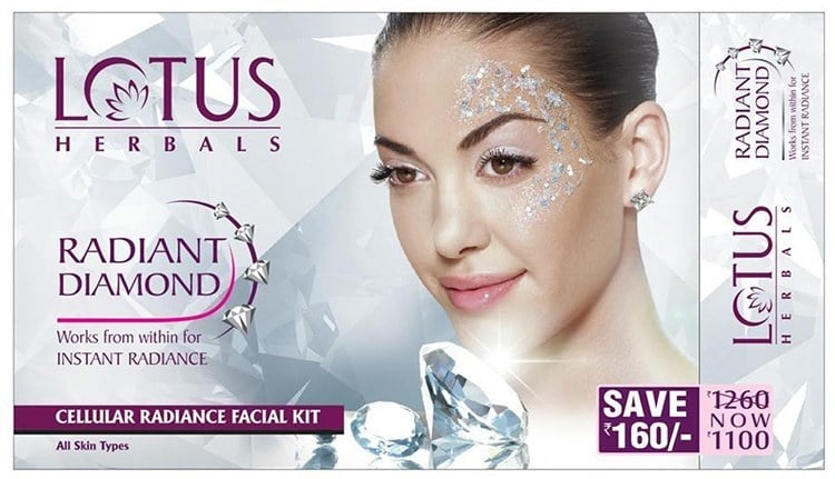 Lotus Herbals Radiant Diamond Facial Kit