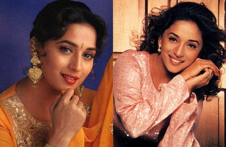 Notice The Evolution Of Madhuri Dixit Fashion, Hair & Makeup In 10 Ways  Right Here