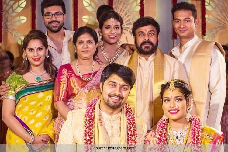 Mega Star Celebrates Srija Wedding