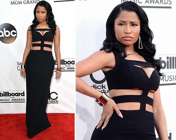 Nicki Minaj in Alexander McQueen gown