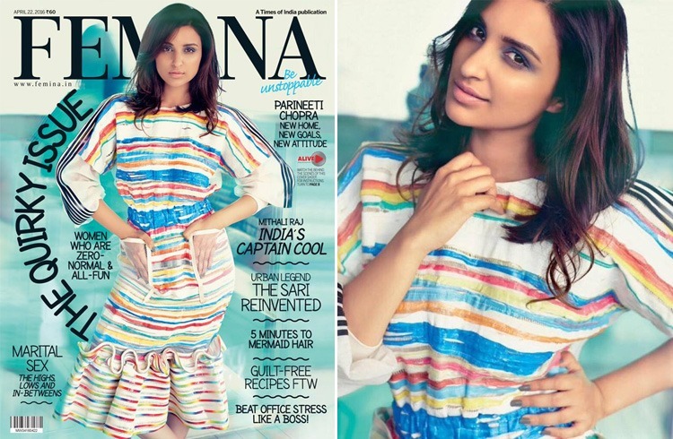 Parineeti Chopra on Femina April 2016 Magazine