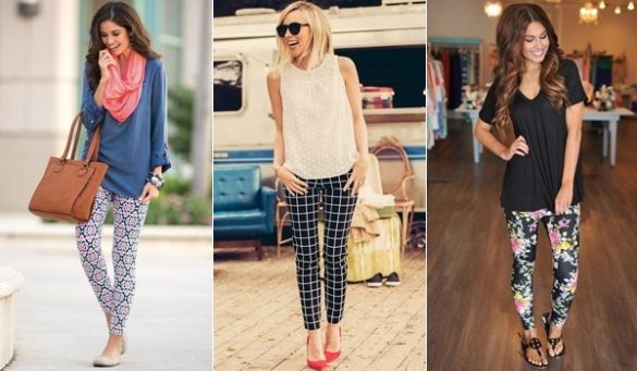 Patterned Leggings Outfit