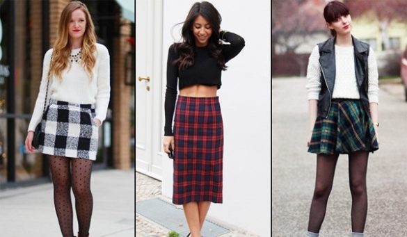 Plaid Skirt Outfit
