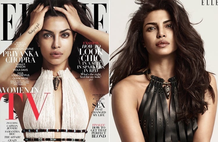 Priyanka Chopra Elle USA February 2016 Magazine Cover