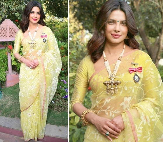 Priyanka in Madhurya Sari